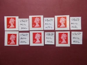 6 x GB 2016-2021~ Security Machins~1st~SG U3027~MCIL~M16L>>M21L~MNH~Set~UK - Picture 1 of 1