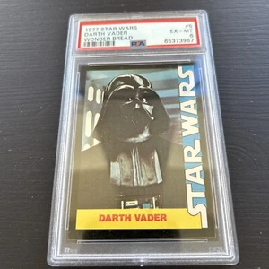 Vintage 1977 Star Wars Wonder Bread Darth Vader #5 Trading Card PSA 6 EX MT ⚫️⚪️ - Picture 1 of 2