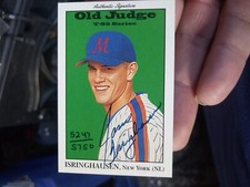 1995 Signature Rookies Old Judge Minis #20 Jason Isringhausen Auto 5247/5750