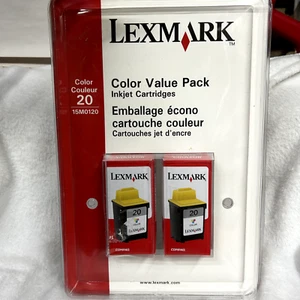 Lexmark Color 20 Tintenstrahlpatronen 2 Stück 15M0120 kein Ablaufdatum - Bild 1 von 6