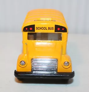 Shing Fat Kinsfun Diecast Yellow Chicago School Bus - Picture 1 of 4