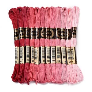 1 Set 0.5mm 6-Ply Polyester Embroidery Floss Cross Stitch Threads about 8m/Skein - Picture 1 of 55