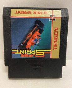 Super Sprint - Authentic Nintendo NES Game - Tested & Works