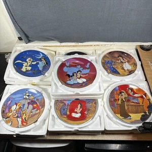 Disney’s Aladdin 7 Plate Collector Set - Bradford Exchange - Picture 1 of 10
