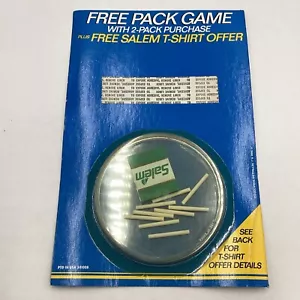Vintage RJ Reynold SALEM Zigarette PROMO Werbung Packung Spiel Blister Karte - Bild 1 von 5
