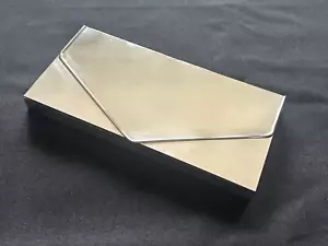 Vtg Teghini Ferenzi ? Vintage Italian Silver Plate Envelope Box 1960's - Picture 1 of 11