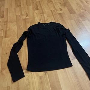 Schönes Abercrombie & Fitch Shirt Damen Langarm Größe M 40 Dunkelblau - Bild 1 von 3