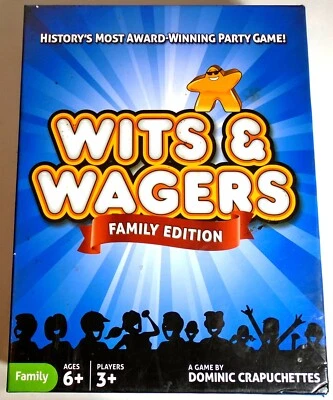 Wits & Wagers Family Edition Party Game - Complete - Image 1 of 3