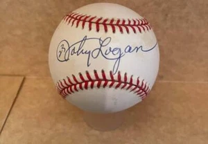 JOHNNY LOGAN MILWAUKEE BRAVES SIGNED AUTOGRAPHED N.L BASEBALL BECKETT AUTH - Picture 1 of 3