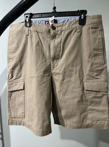 NWT Chaps Cargo Shorts Men's Size 36 Khaki Beige Chino - Picture 1 of 2