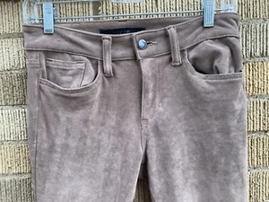 Damen Gr. 27 Joe's Jeans Flawless The Icon Skinny Ankle Pant Braun Wildlederimitat - Bild 1 von 10