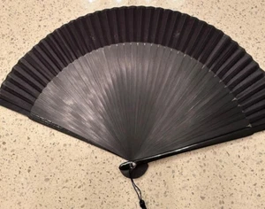Small Folding Hand Fan, Chinese Japanese Vintage Foldable Hand Fan, Bamboo Silk - Picture 1 of 8