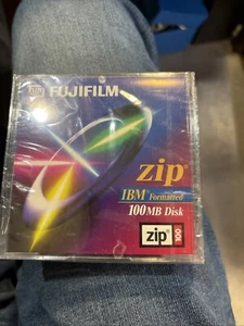 Fujifilm Zip Lot of 2 100mb Disk IBM Formatted new sealed - Picture 1 of 3