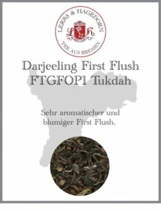 Darjeeling First Flusch FTGFOP1 Tukdah 250g - Imagen 1 de 3