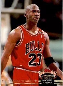1993-94 Stadium Club # 210 MICHAEL JORDAN Members Choice Chicago Bulls - Picture 1 of 2