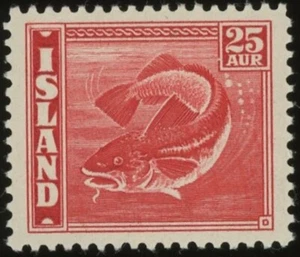Iceland  Scott #224  Mint MH (Codfish) - Picture 1 of 1