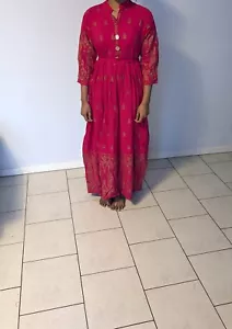 Indisches Kleid/ Salwar/ Kurta in L - Rosa - 1 teilig - Bild 1 von 2