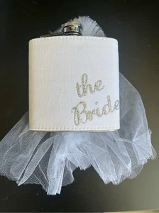 Frasco de novia con velo NUEVO - Imagen 1 de 3