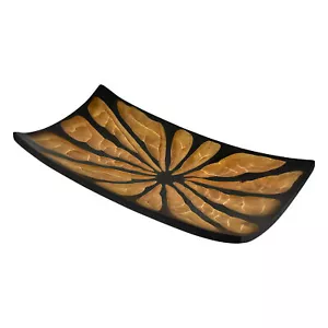 Gentle Long Leaves Mango Wood Plate/Tray - Picture 1 of 5