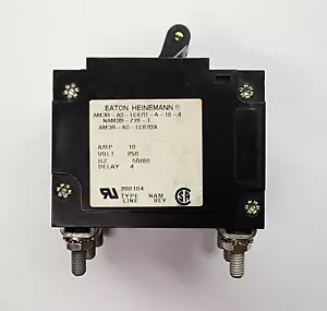 Nuovo Eaton Heinemann 10A 250V 50/60HZ Trasformatore 3 poli AM3R-A8-LC07D-A-10-4 - Foto 1 di 3
