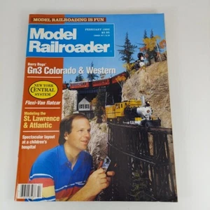 Model Railroader Magazine Feb 1992 Vol 59 No 2 Colorado & Western, Flatcar - Picture 1 of 12