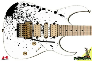 Guitar Skin Axe Wrap Re-skin Wazabiis Ink Blot Splatter Test 100 - Bild 1 von 9