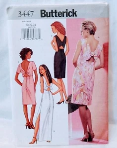 Vestido de noche sin cortar para mujer talla grande 20 22 24 patrón de costura 3447 - Imagen 1 de 3