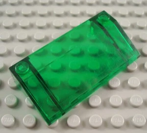 LEGO Translucent Green 3x6 Space Slope - Picture 1 of 1