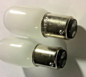 2 Frosted White Sewing Machine Light Bulb’s fit Many Makes and Models - Picture 1 of 3