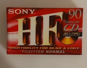 Lotto 20x Sony HF AUDIO CASSETTE CD VERGINI 90 MINUTI nor. position,Sigillate - Photo 1/3