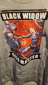 Herren T-Shirt Black Widow Marvel Rivals Logo Größe XL, Neu mit Etikett - Bild 1 von 3
