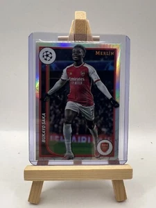 Topps UCC Merlin 23/24 Bukayo Saka Refractor - Arsenal FC #11 - Bild 1 von 8