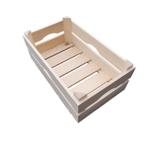 Cassa in legno, lunga 34 cm, realizzata in legno di pino naturale - Foto 1 di 3