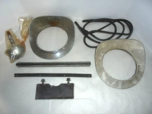 CHEVY 1955? HEADLAMP COVERS AND MORE PUMP WITH GEAR - Picture 1 of 2