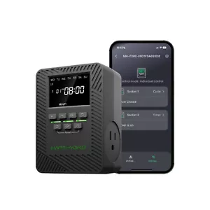 Mars Hydro Dual Port Timer:Expertly Controls All Plant Light Models & Fill Light - Picture 1 of 7