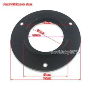 2 Stck. OD66 mm 25-Kern Hochtöner Abdeckung Panel Dekorativer Kreis Lautsprecher Feste Platte - Bild 1 von 5