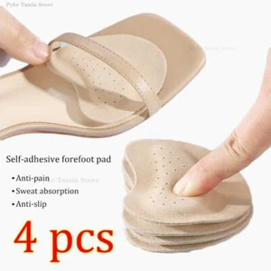 4pcs Anti-slip Forefoot Pads for Heels Pain Relief Insoles Cushion Shoe Insert - Picture 1 of 26