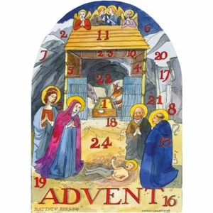 Religiöser Matthew Rice's Weihnachten Krippe Adventskalender - Bild 1 von 1