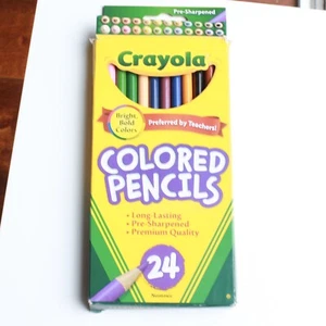 Crayola 68-4024 Long Colored Pencils - Pack of 24 - Picture 1 of 3