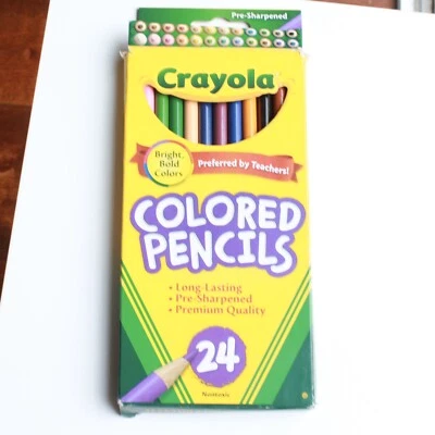 Crayola 68-4024 Long Colored Pencils - Pack of 24 - Image 1 of 3