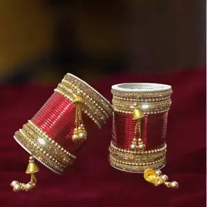 Golden Red Bangles - Bild 1 von 4