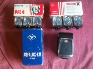 Philips 3 Blitzwürfel PFC 4 / 3 MAGICUBE X / AGFALUX Taschenblitzer- in OVP - Bild 1 von 5