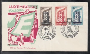 Luxembourg Luxemburg 1956 Europe Cept of beautiful FDC - Picture 1 of 1