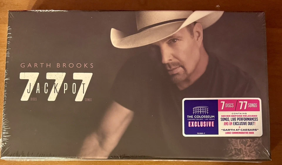 GARTH BROOKS 777 Jackpot 7-Disc 77-Song CD Set Caesars Palace Colosseum Exclusiv
