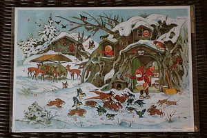 Traditional German Advent Calendar, A4, in blister pack, choice of design - Picture 1 of 30