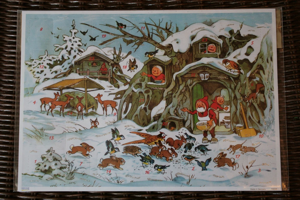 Traditional German Advent Calendar, A4, Sealed, Choose Pattern » - Image 1 of 1