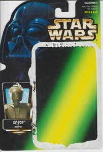 Star Wars EV-9D9 POTF2 Kenner Cardback ONLY Green Card 1997 - Picture 1 of 2
