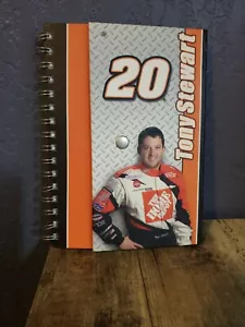 NASCAR Tony Stewart #20 Spiral Bound Blank Diary Notebook With Snap Cover - Picture 1 of 5