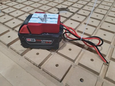 Milwaukee M18 Battery Adapter / Holder w/ Mounting Hardware | Power Wheels