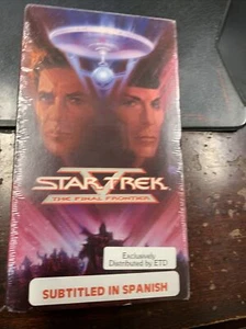 Star Trek V: The Final Frontier (1989) VHS Brand New Factory Sealed Subtitled SP - Picture 1 of 4
